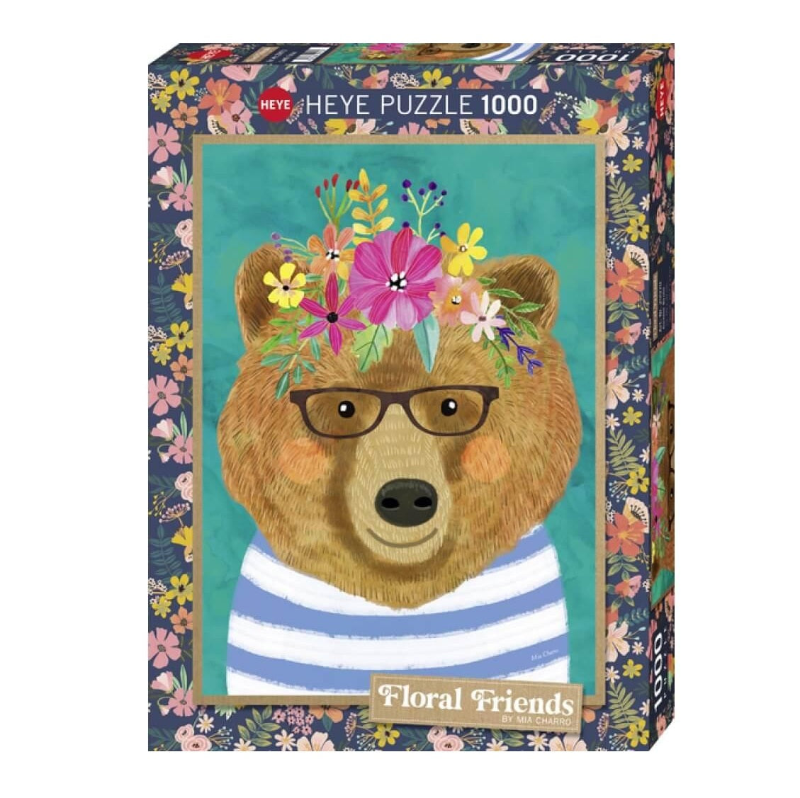 Floral Friends Gentle Bruin - 1000 Brikker