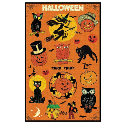 Puslespil Halloween Cavallini - 500 brkker