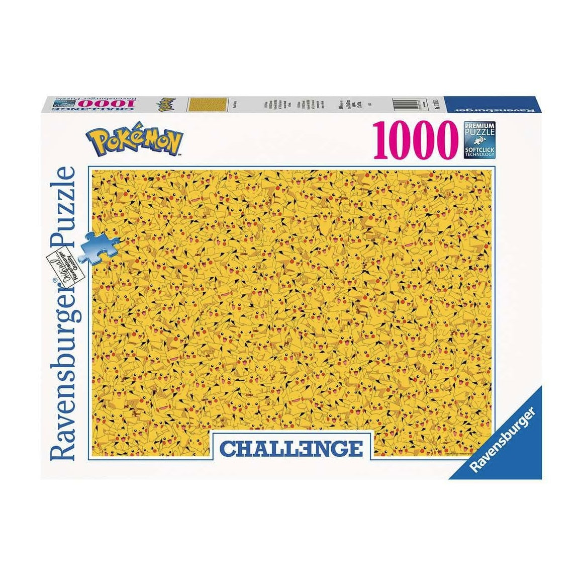 Pokémon Pikachu Challenge - 1000 Brikker