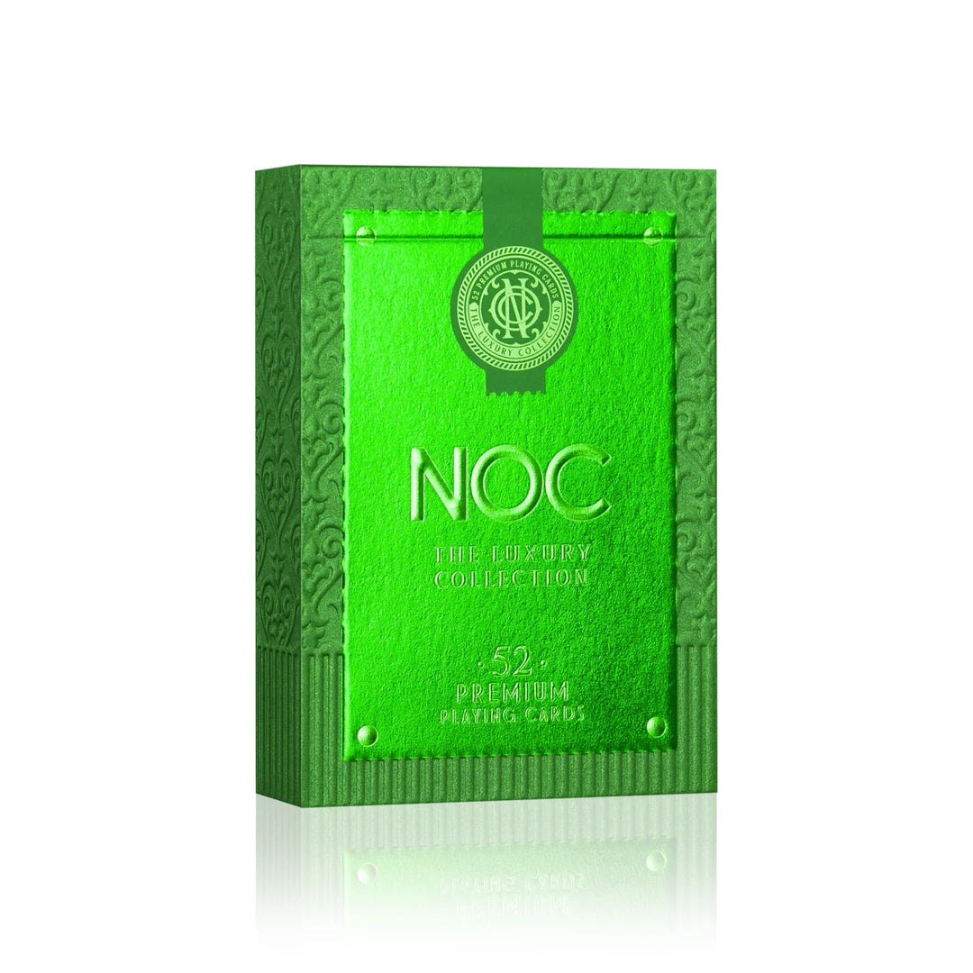 Playing cards Noc Luxury Emerald Green Foil – Games