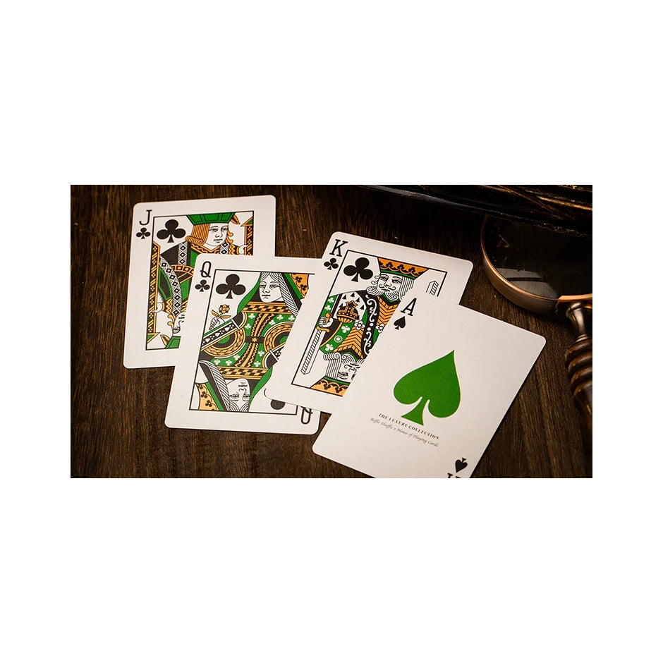 Playing cards Noc Luxury Emerald Green Foil – Games
