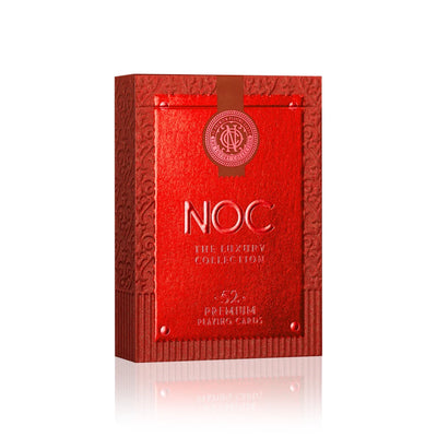 Spillekort NOC Luxury Ruby Red Foil