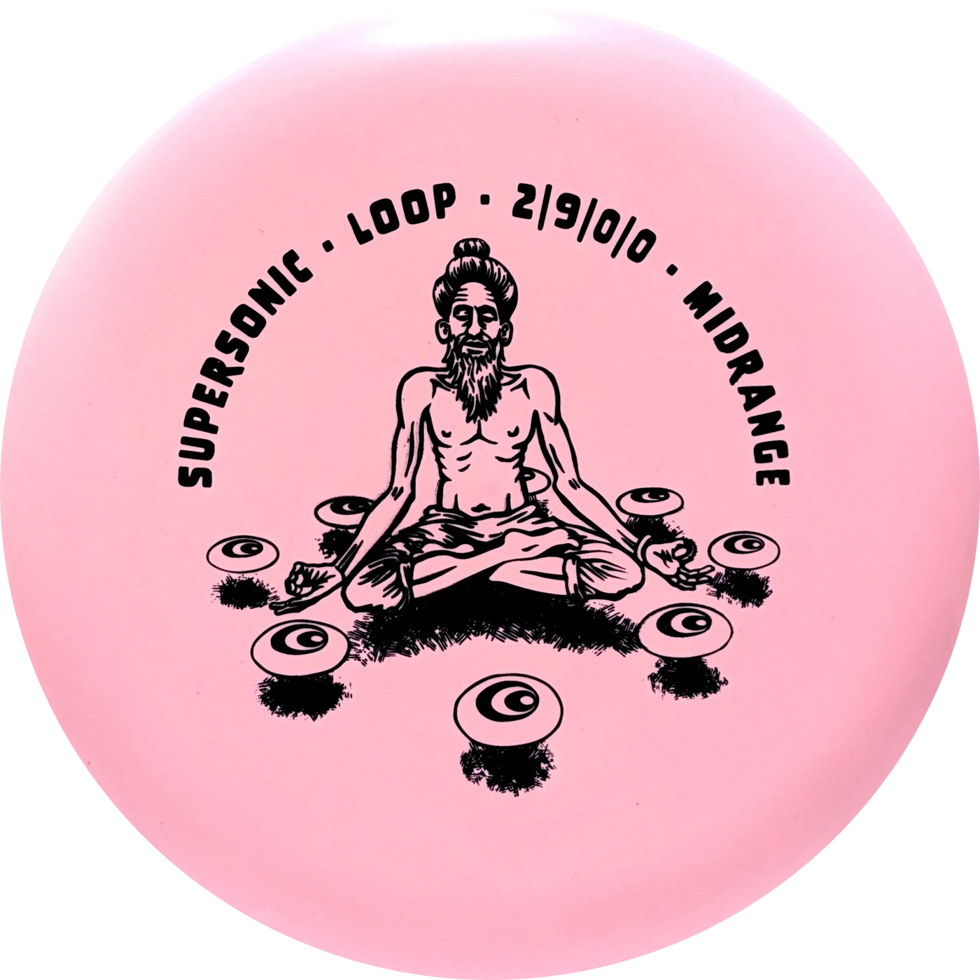 Midrange - Loop Yogi lyserød 196-198G Supersonic disc