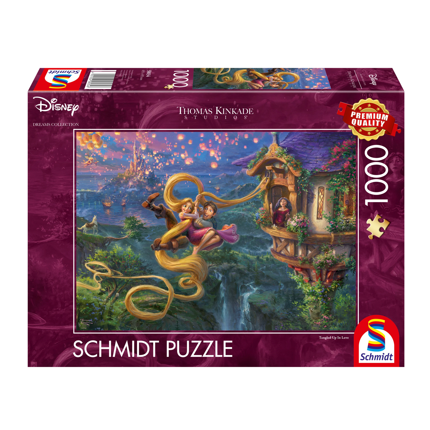 Tangled Up In Love Kinkade - 1000 Brikker