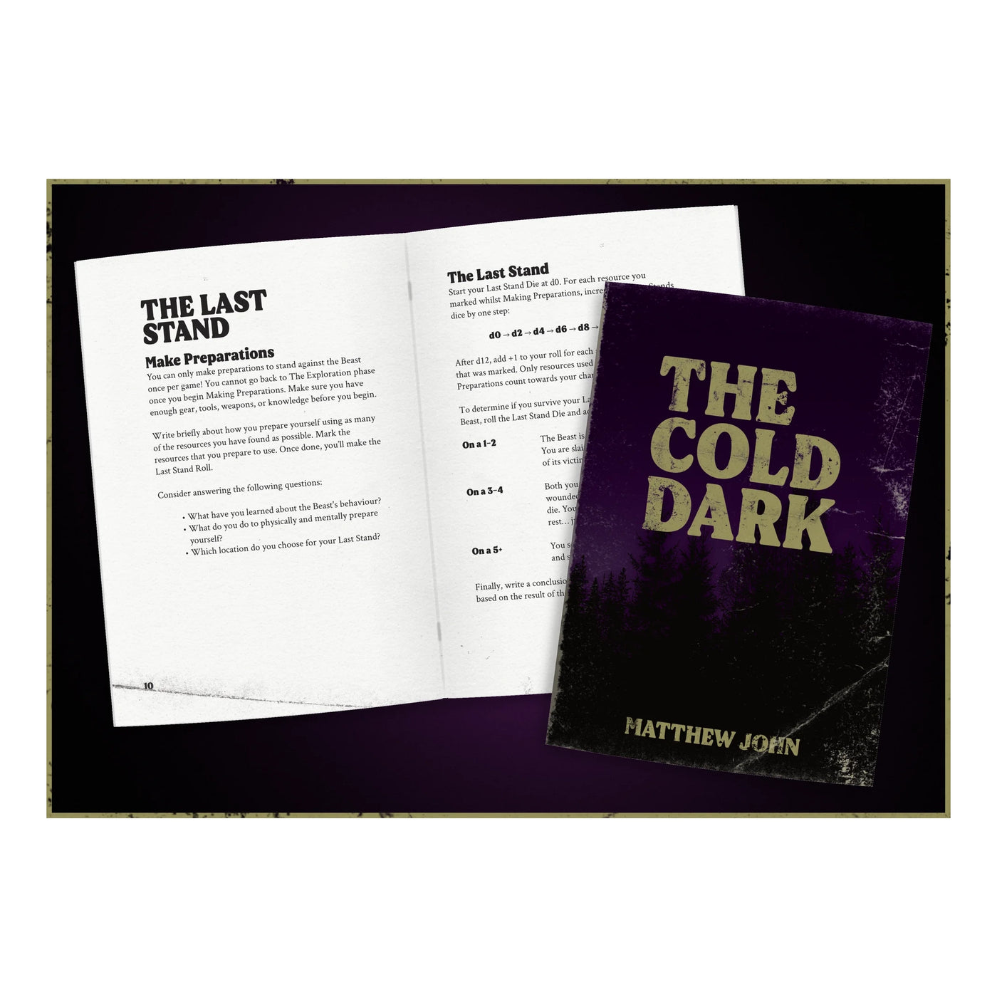 The Cold Dark Solo Journaling Game