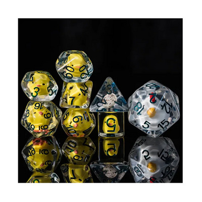 Rollespilsterninger Resin Chicken Med Stor D20