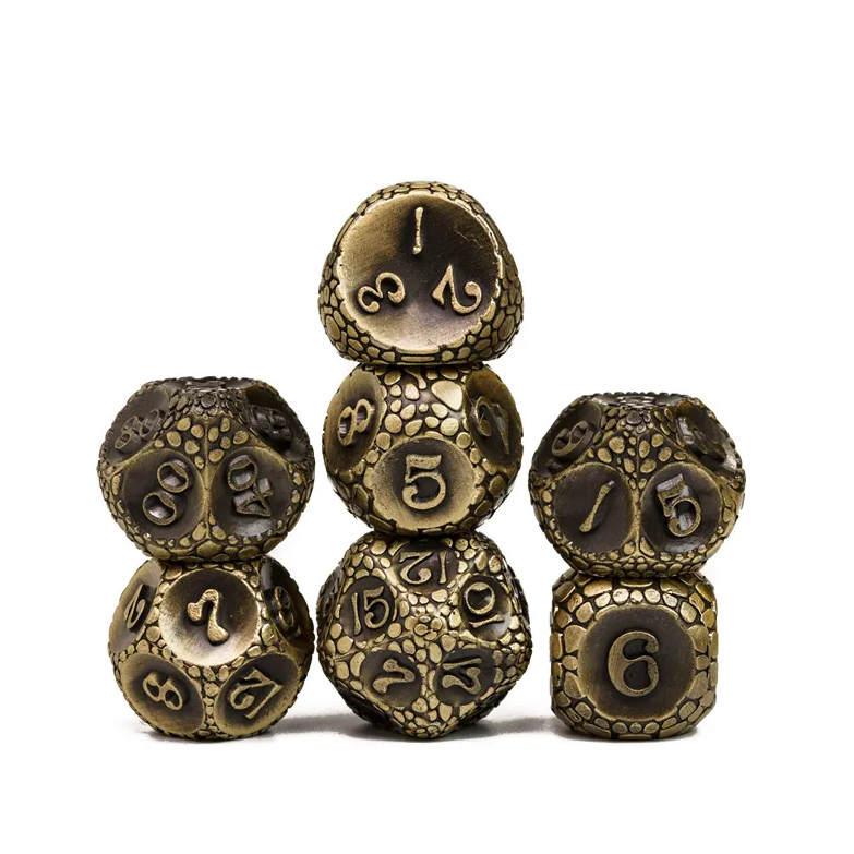 Rollespilsterninger Metal Dragon Bronze Rounded