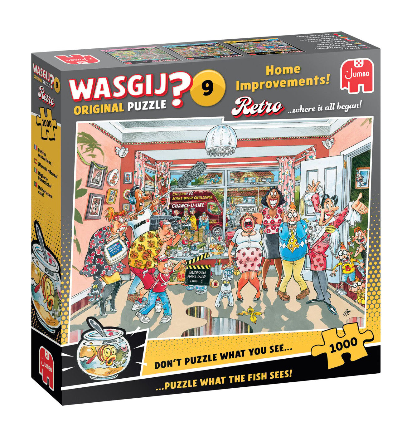 Puslespil Wasgij 9 Retro Home Improvements - 1000 brikker