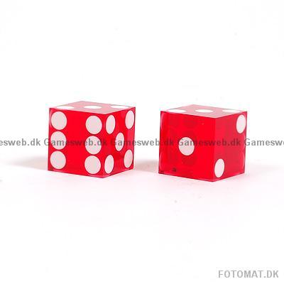 30-sidet blå terning (33 mm)