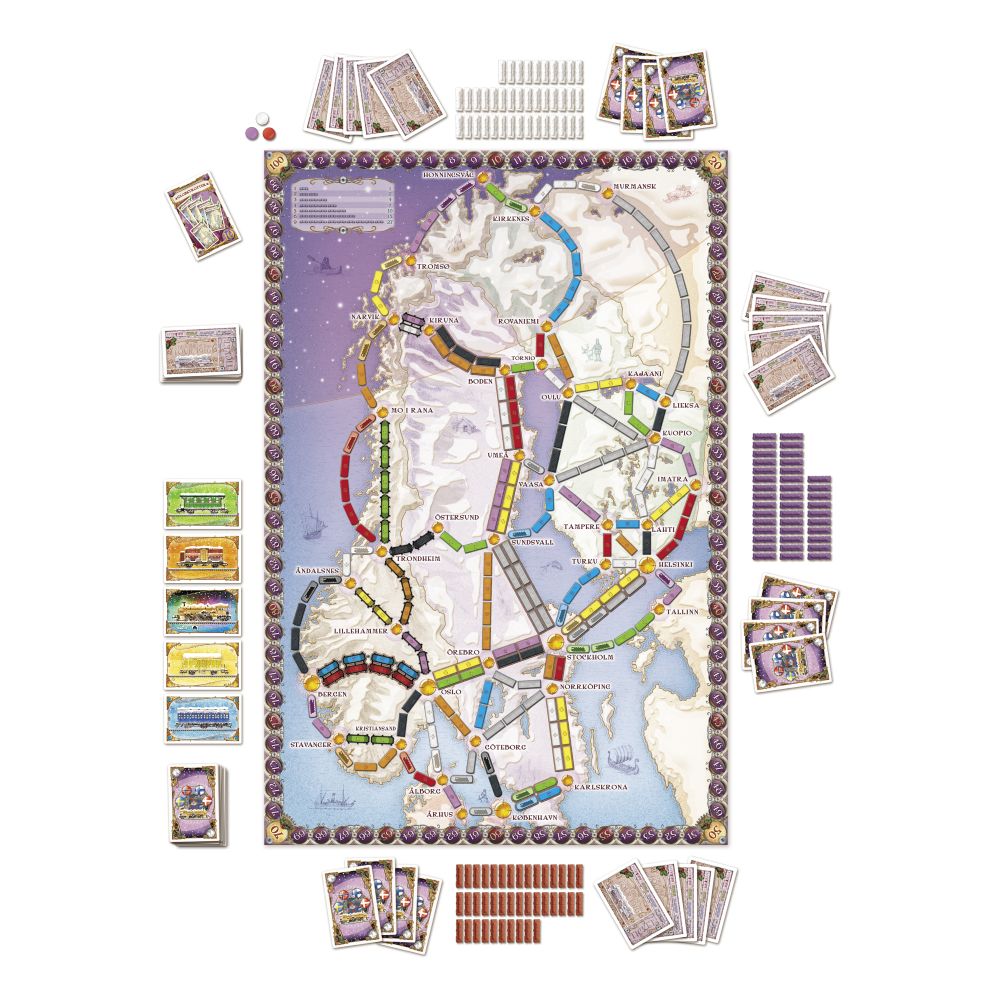 Ticket to Ride: Nordic Countries (engelsk)