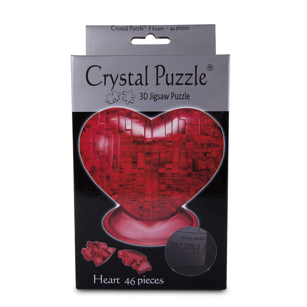 Hjerte - 3D Crystal