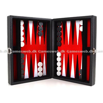 23 cm rød backgammon