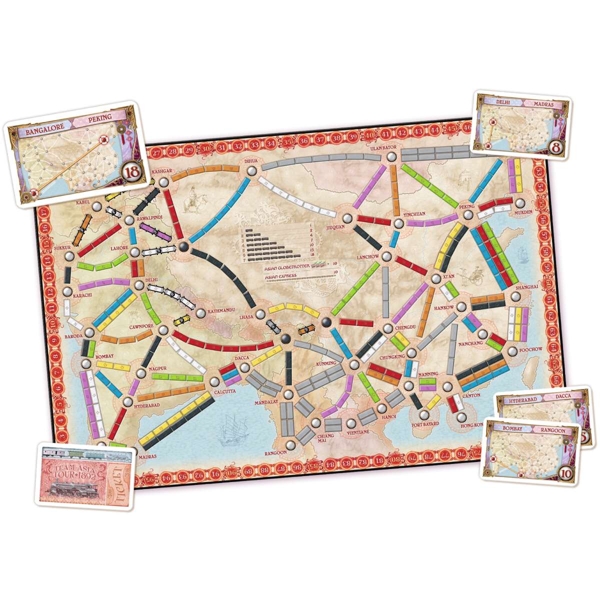 Ticket to Ride:  Asia