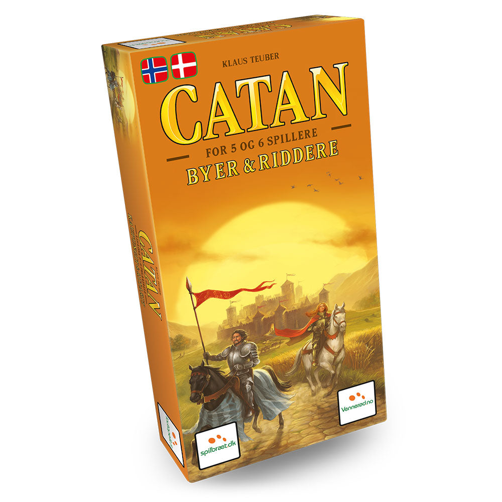 Catan: Byer & Riddere 5-6 spillere (dansk)