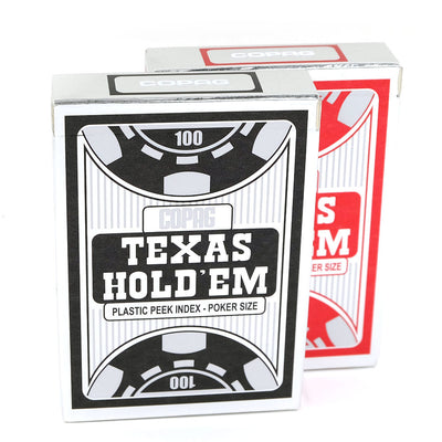 Texas Hold 'Em pokerkort (100% plastik)