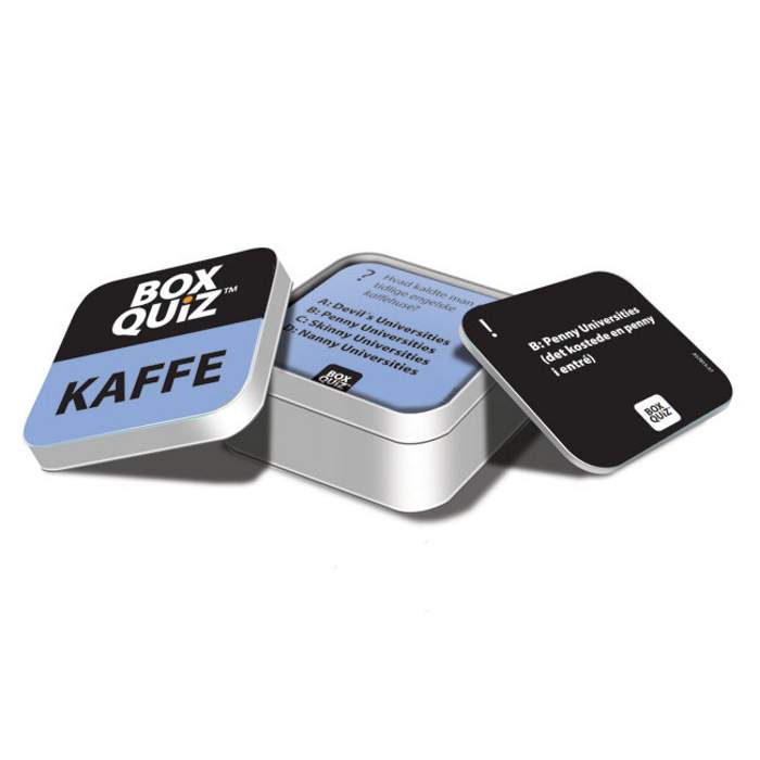 Box Quiz:  Kaffe
