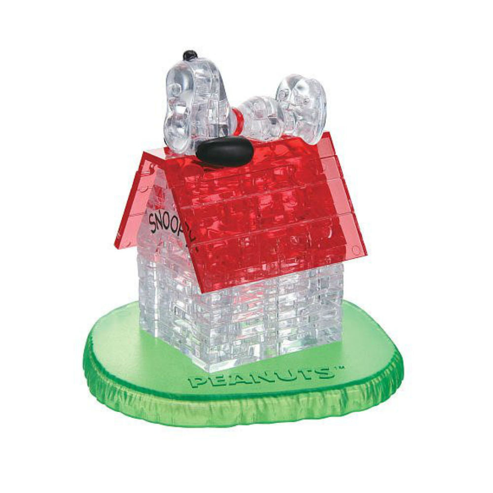 Snoopy And House - 3D Crystal