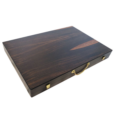 46 cm backgammon i Ibenholt