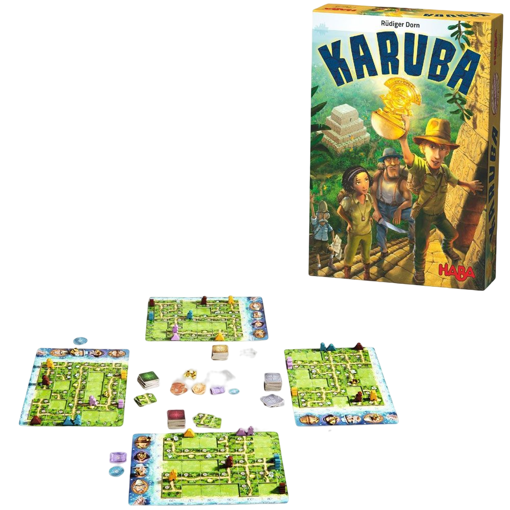 HABA Karuba - An Addictive Tile Laying Puzzle Game for the Whole Family (Made in Germany HABA Karuba - An Addictive Tile Laying Puzzle Game for the Whole Family (Made in Germany