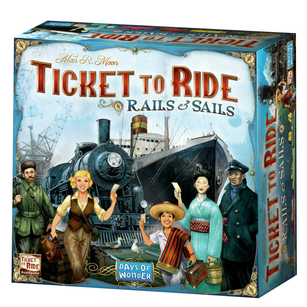 Ticket to Ride: Rails and Sails (dansk)