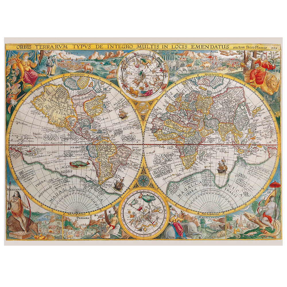 World Map 1594 - 1500 brikker