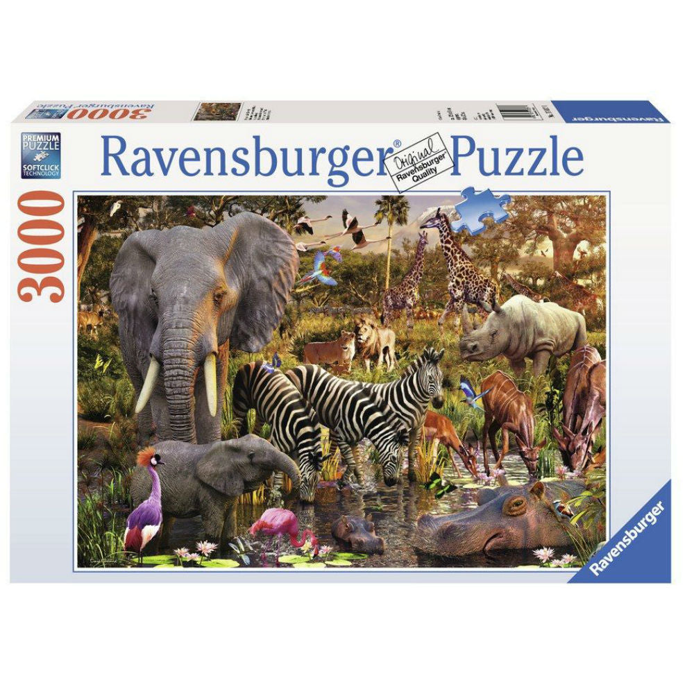 African Animals - 3000 brikker