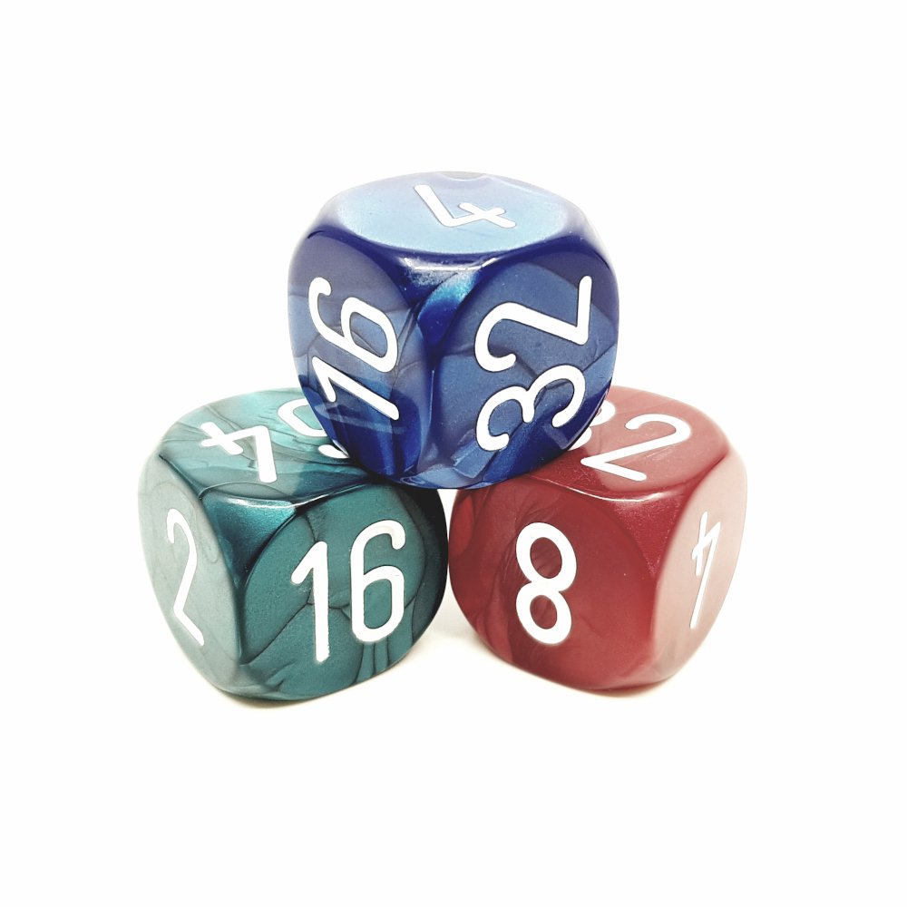 Marmor dobbleterning (30 mm)