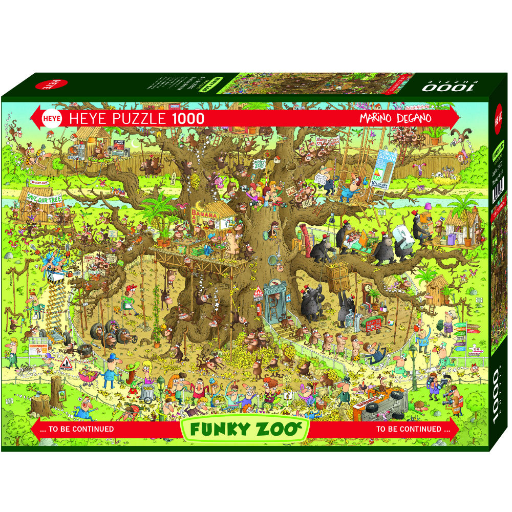 Monkey Habitat - 1000 brikker