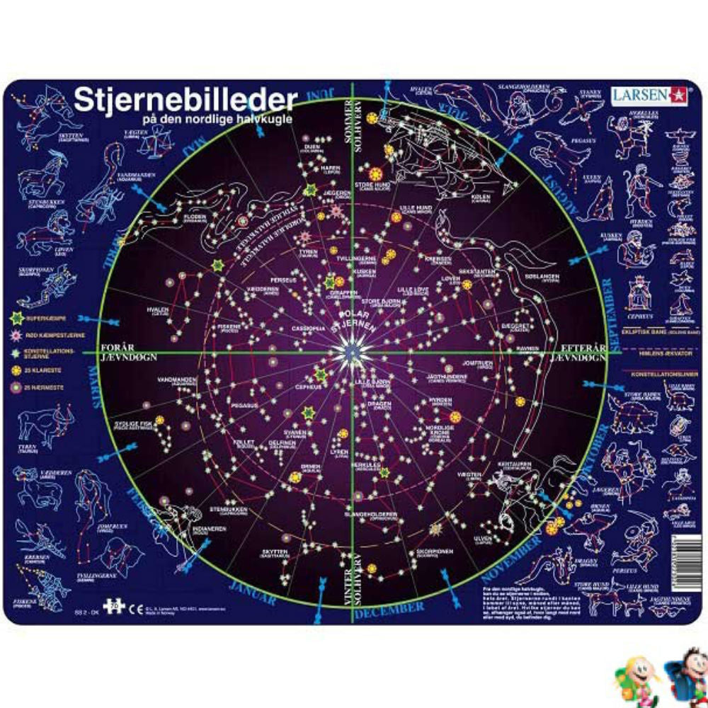 Stjernebilleder - 75 brikker