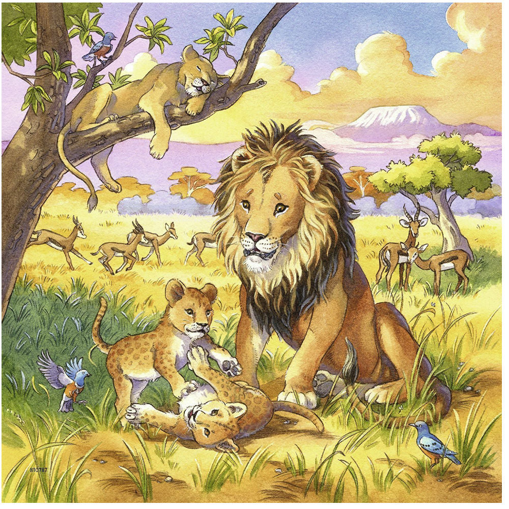 Wild animals - 3 x 49  brikker