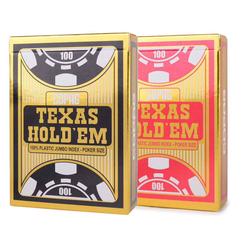 Texas Hold 'Em Jumbo (100% plastik)