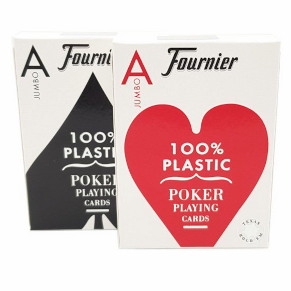 Fournier Jumbo spillekort (100% plastik)