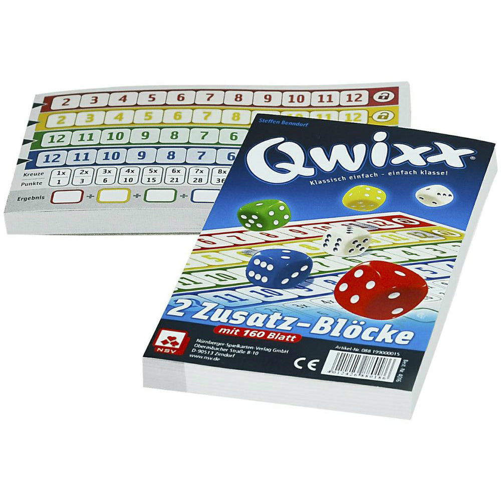 Qwixx ekstrablokke