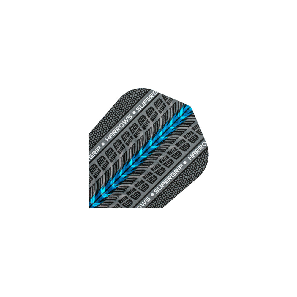 Supergrip flights med blå stribe