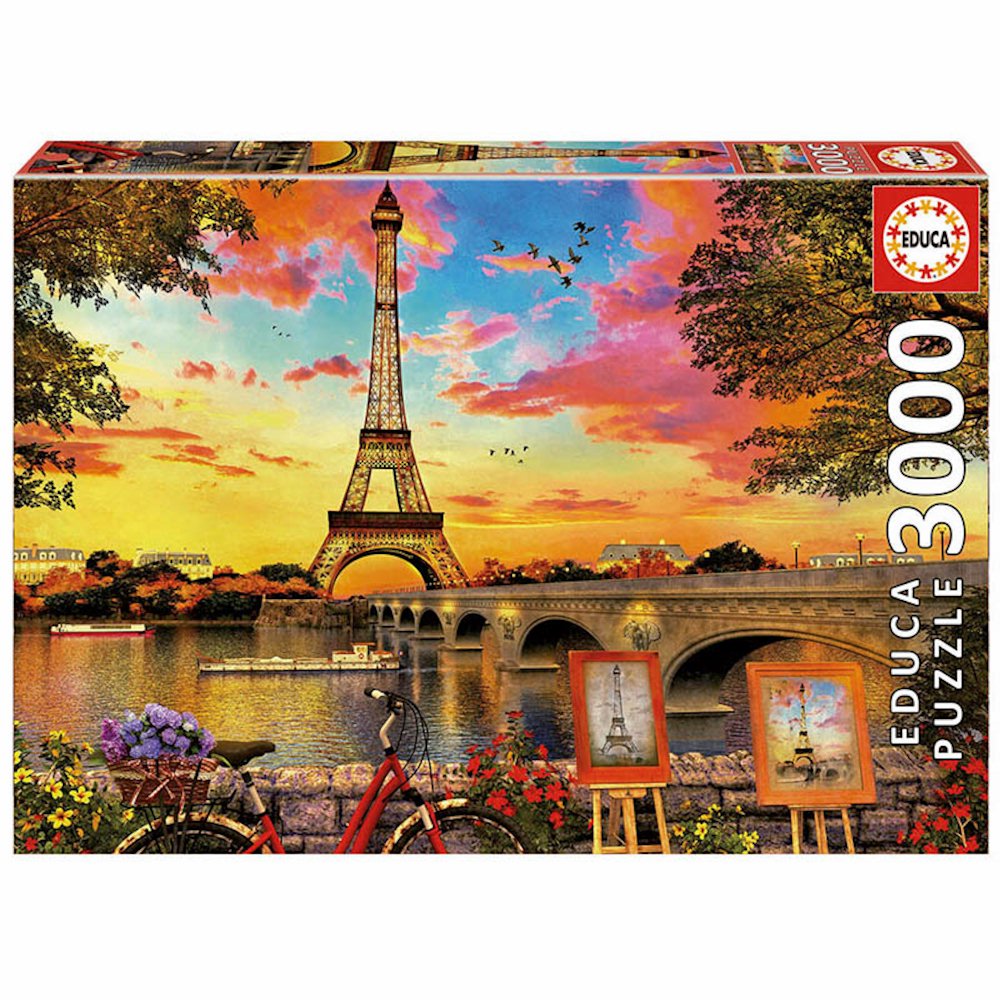 Sunset in Paris -3000 brikker