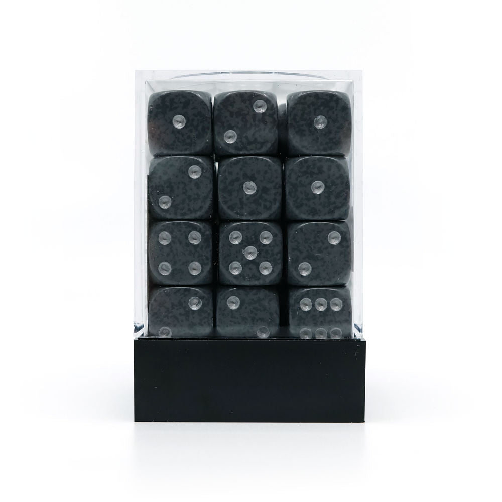 36 stk speckled hitech terninger (12 mm)
