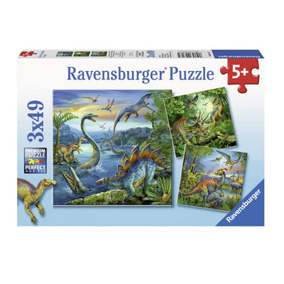 Dinosaur Fascination - 3 x 49 brikker