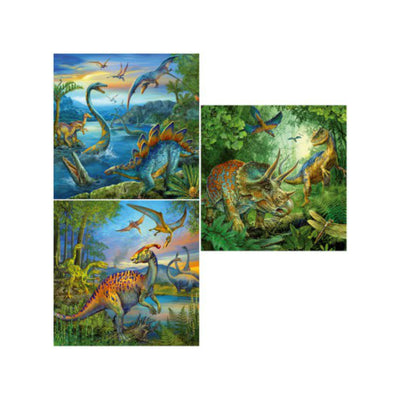 Dinosaur Fascination - 3 x 49 brikker