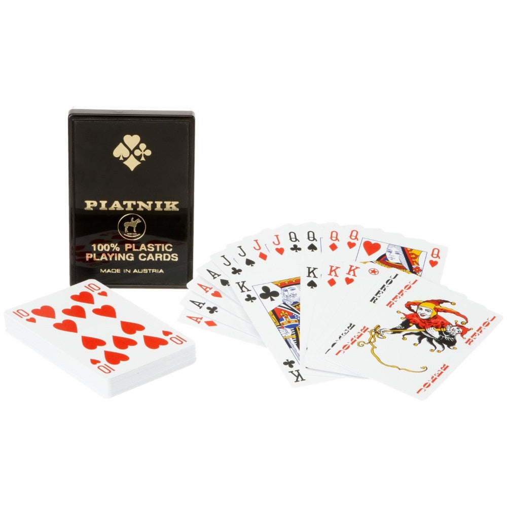 Piatnik spillekort (100% plastik)