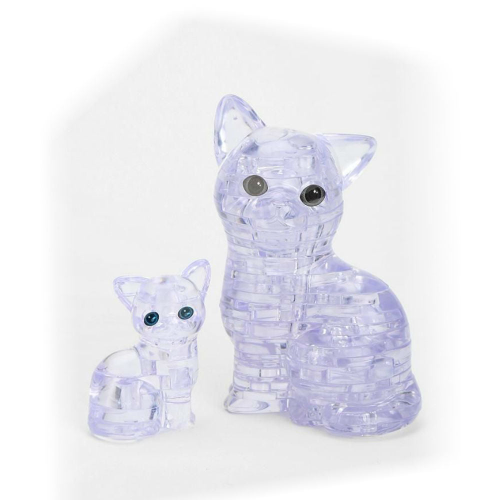 Kat og killing - 3D Crystal