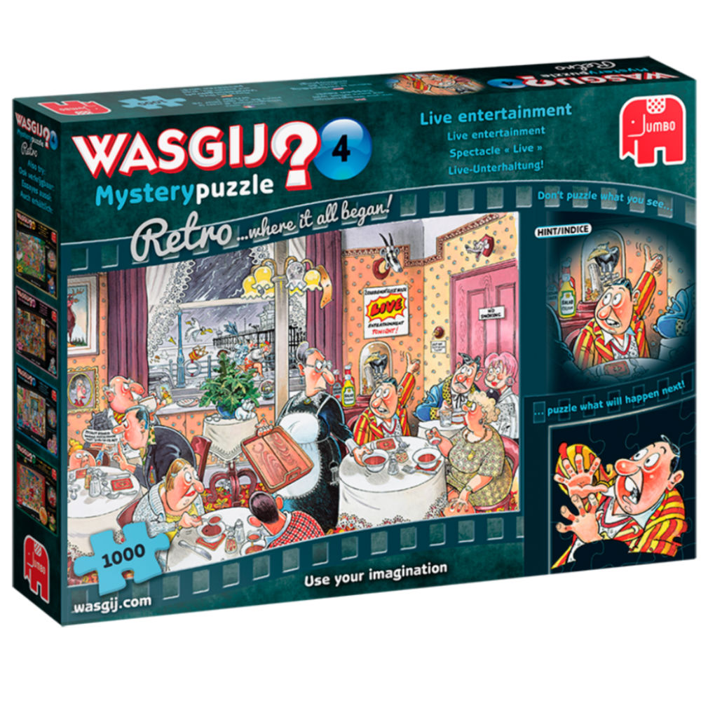 Wasgij Mystery 4 (retro) - 1000 brikker