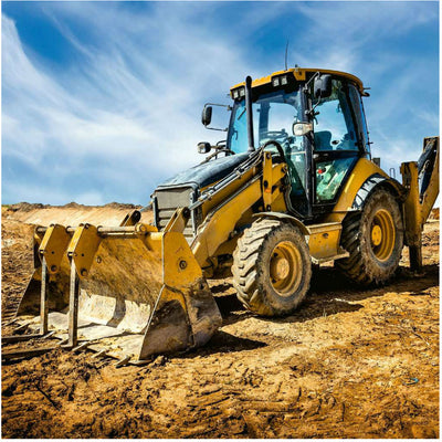 Digger at work - 3 x 49 brikker