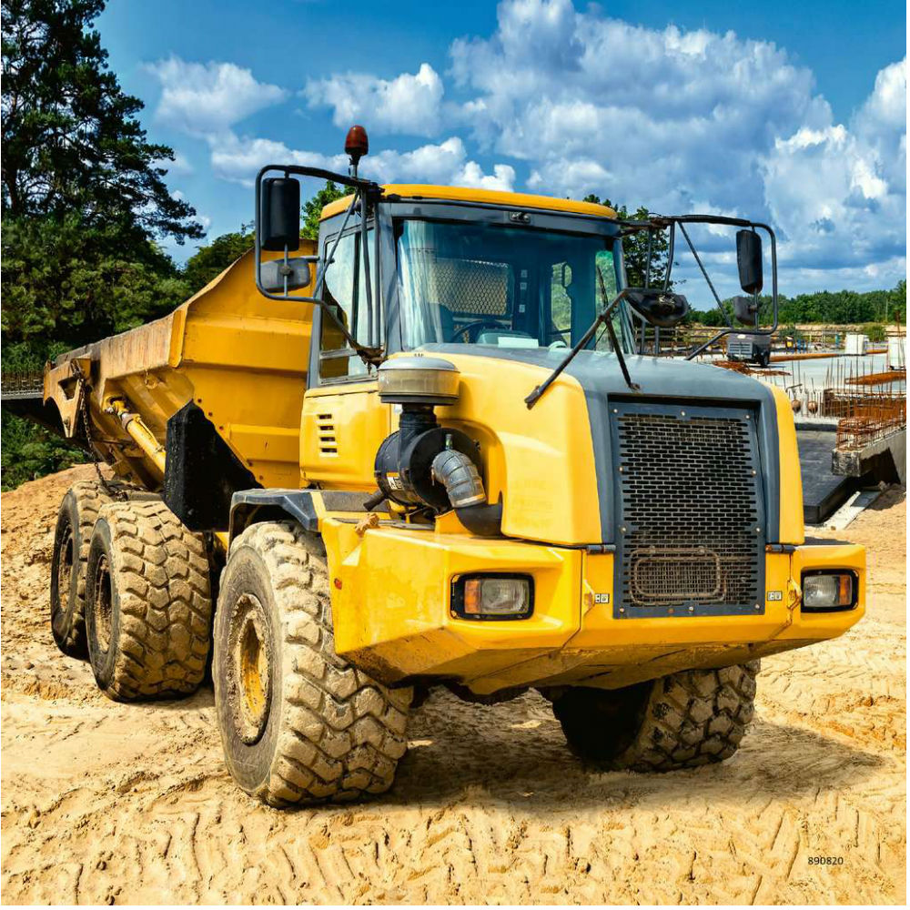 Digger at work - 3 x 49 brikker