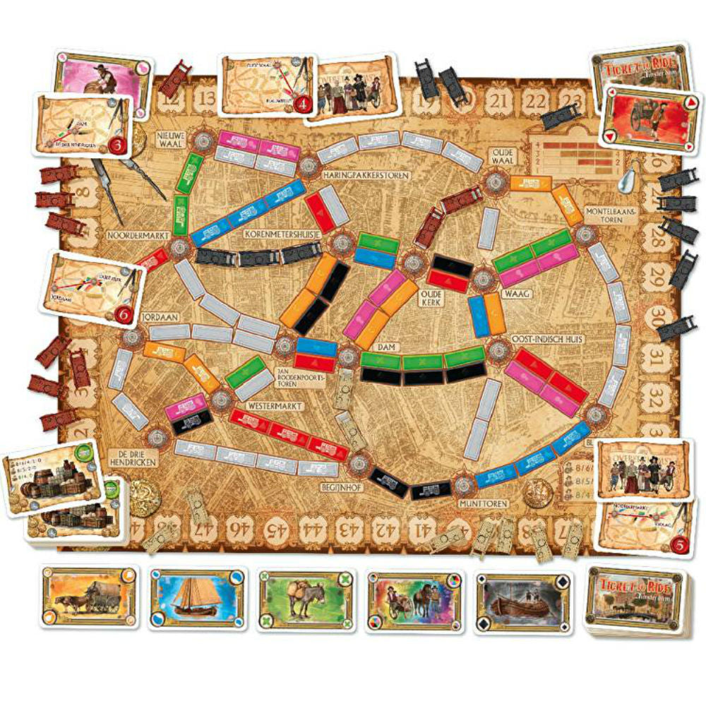 Ticket to Ride: Amsterdam (dansk)