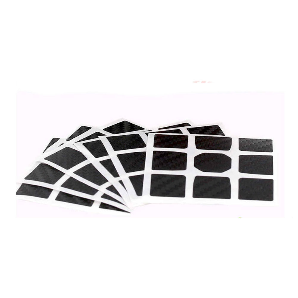 Cube klistermærker 3x3x3 carbon