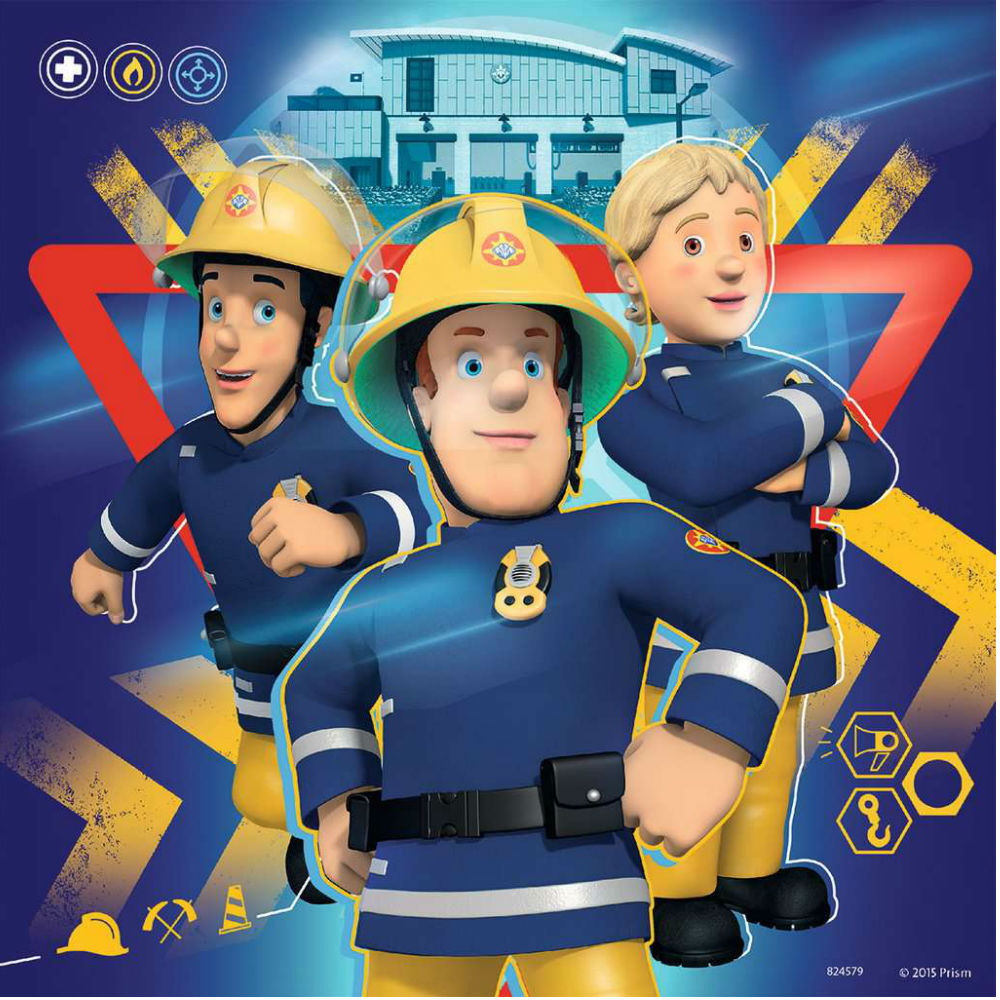 Fireman Sam to the Rescure - 3 x 49 brikker