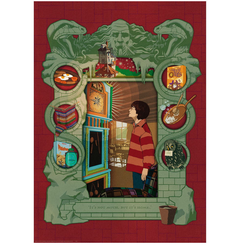 At Home with the Weasley Family - 1000 brikker