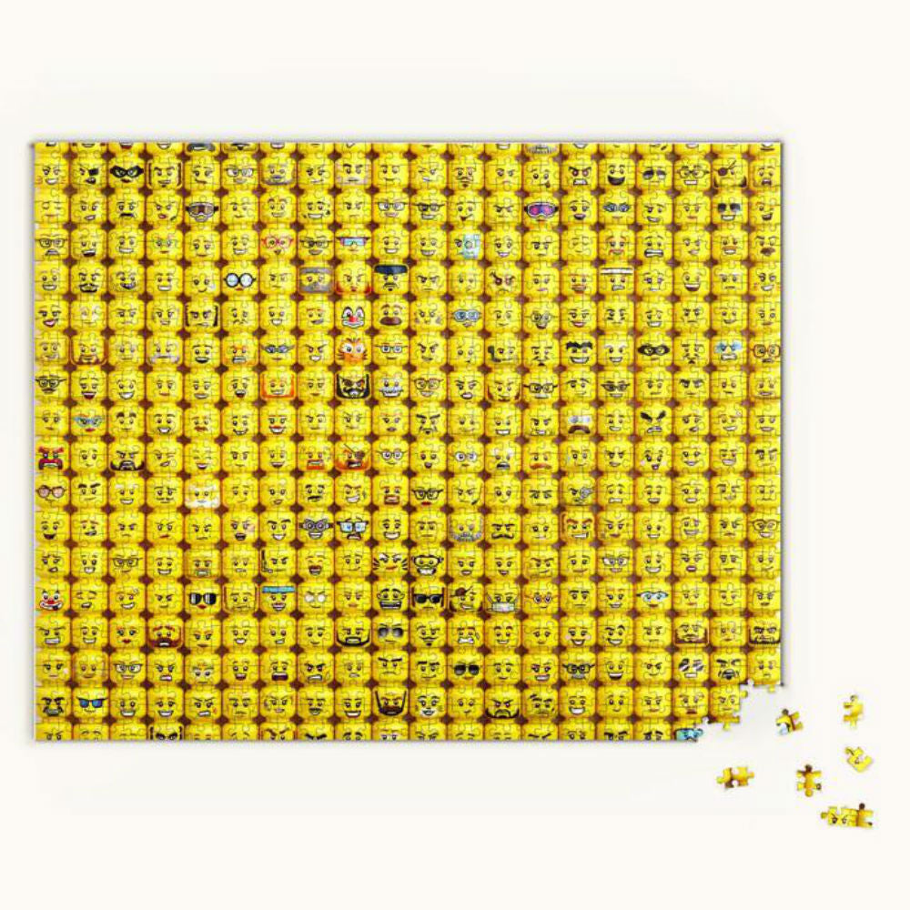Lego Minifigure Faces - 1000 brikker