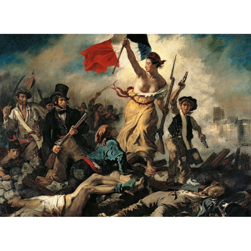 Delacroix: Liberty Leading the People - 1000 brikker