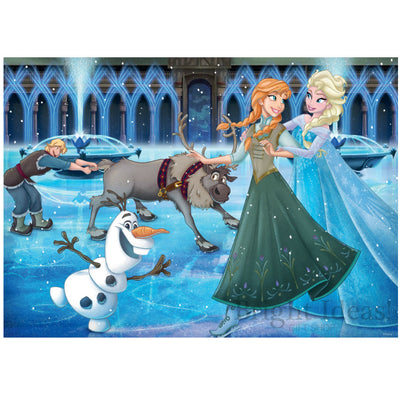Frozen: Ana, Elsa, Olaf, Kristoff and Sven - 1000 brikker